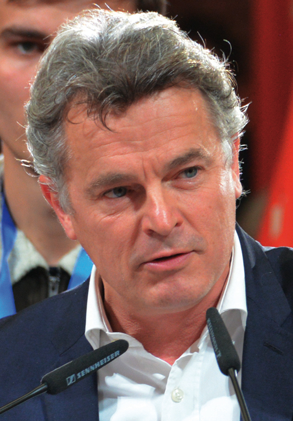 Portrait de Fabien Roussel, candidat à la présidentielle 2027