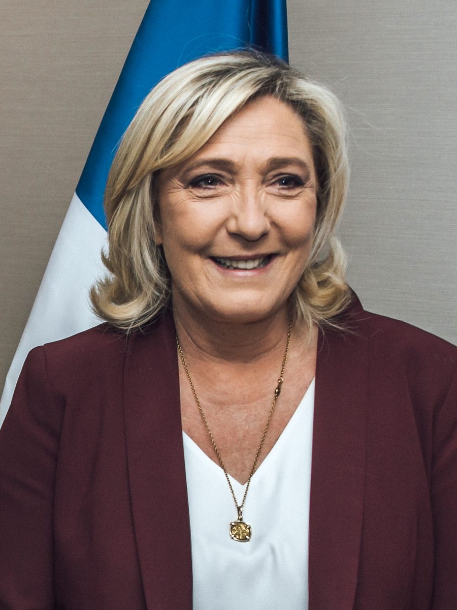 Portrait de Marine Le Pen, candidat à la présidentielle 2027