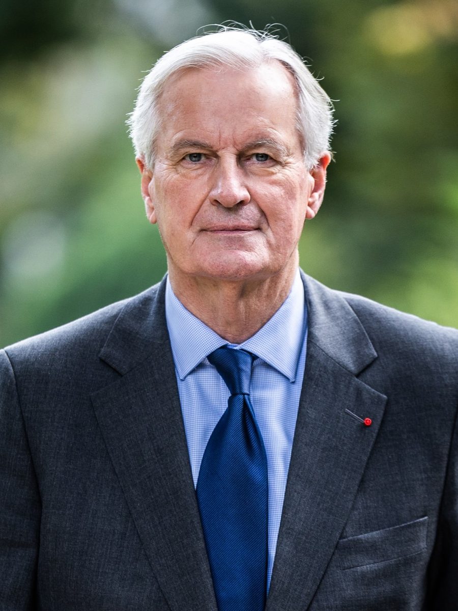 Portrait de Michel Barnier, candidat à la présidentielle 2027